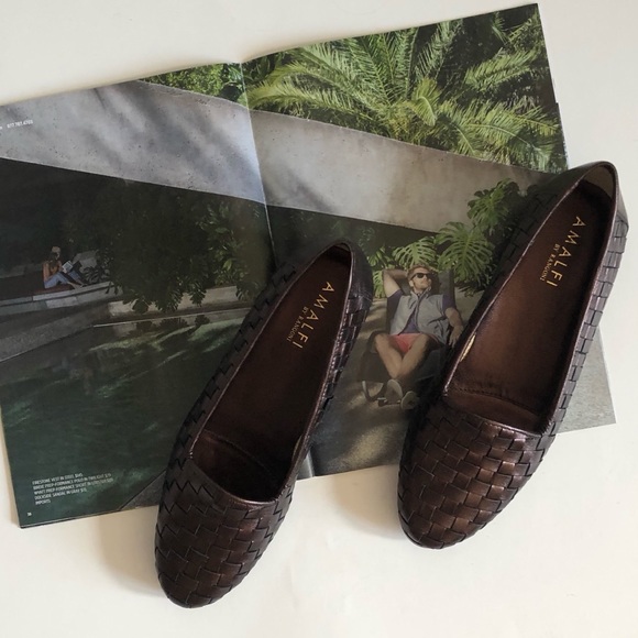 womens leather flats shoes